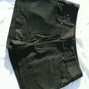 Finesse Cuffed Shorts Black Plus Size 3XL